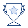 Trophy with star